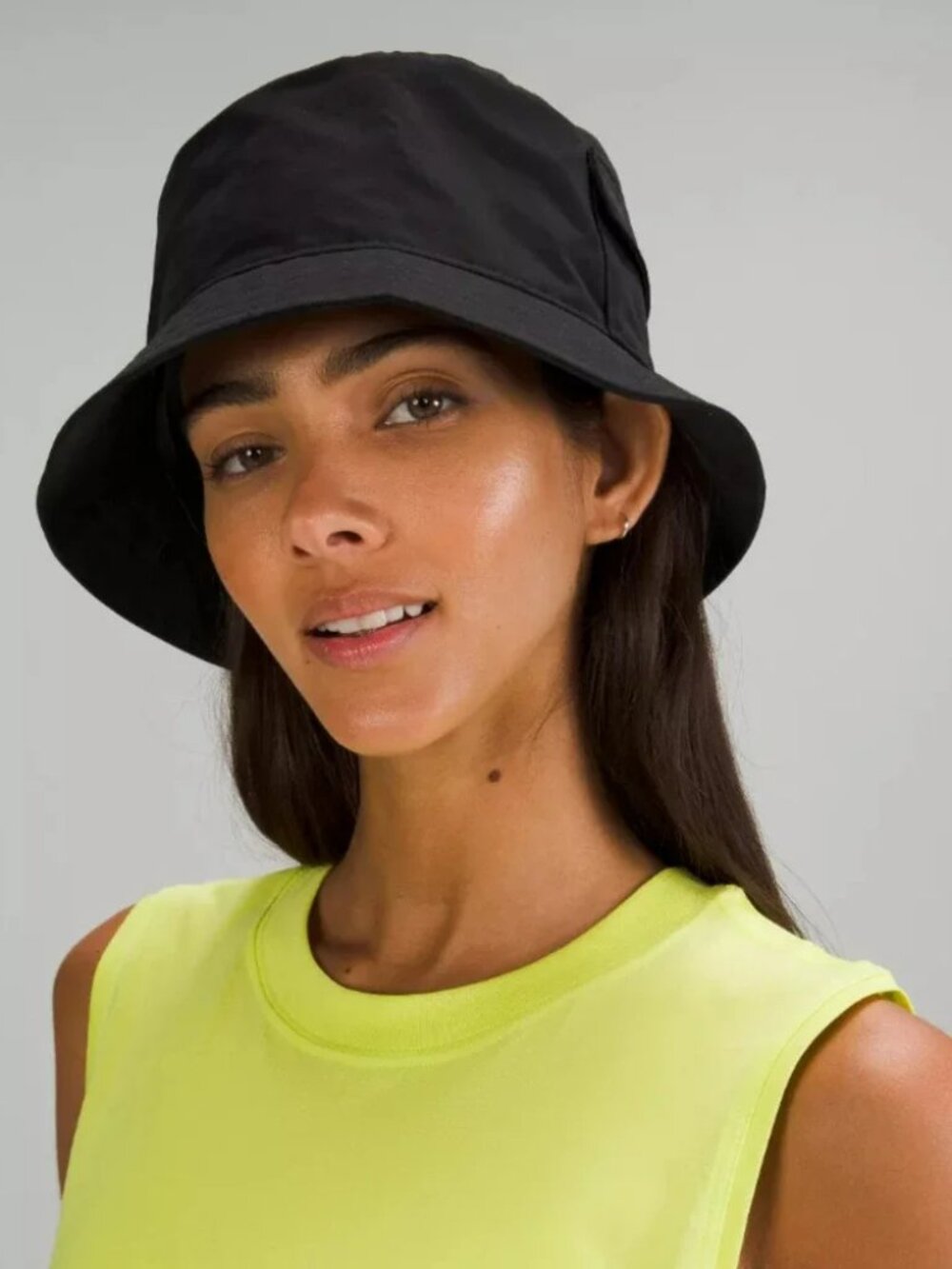 NWT Lululemon Women's On My Level Bucket Hat Pocket In Black Size S/M